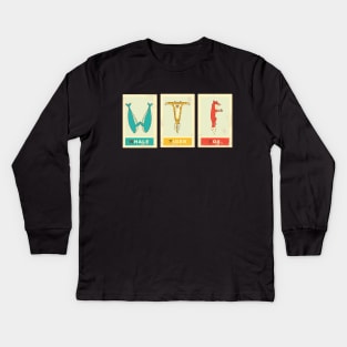 wtf Kids Long Sleeve T-Shirt